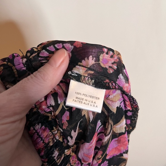 NWT MISA LOS ANGELES Jagger Skirt in Rosetta Fleur floral feminine ruffle small - Picture 5 of 7